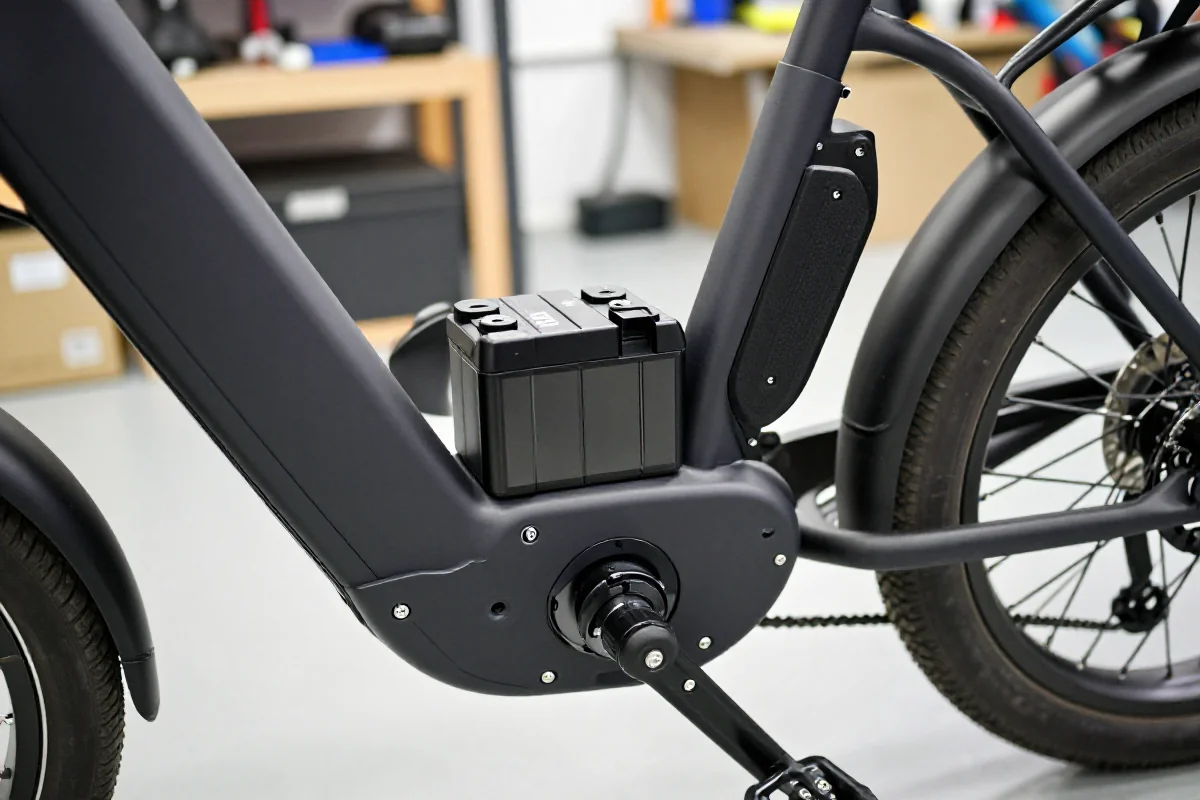 Szczegóły systemu akumulatora i silnika roweru elektrycznego