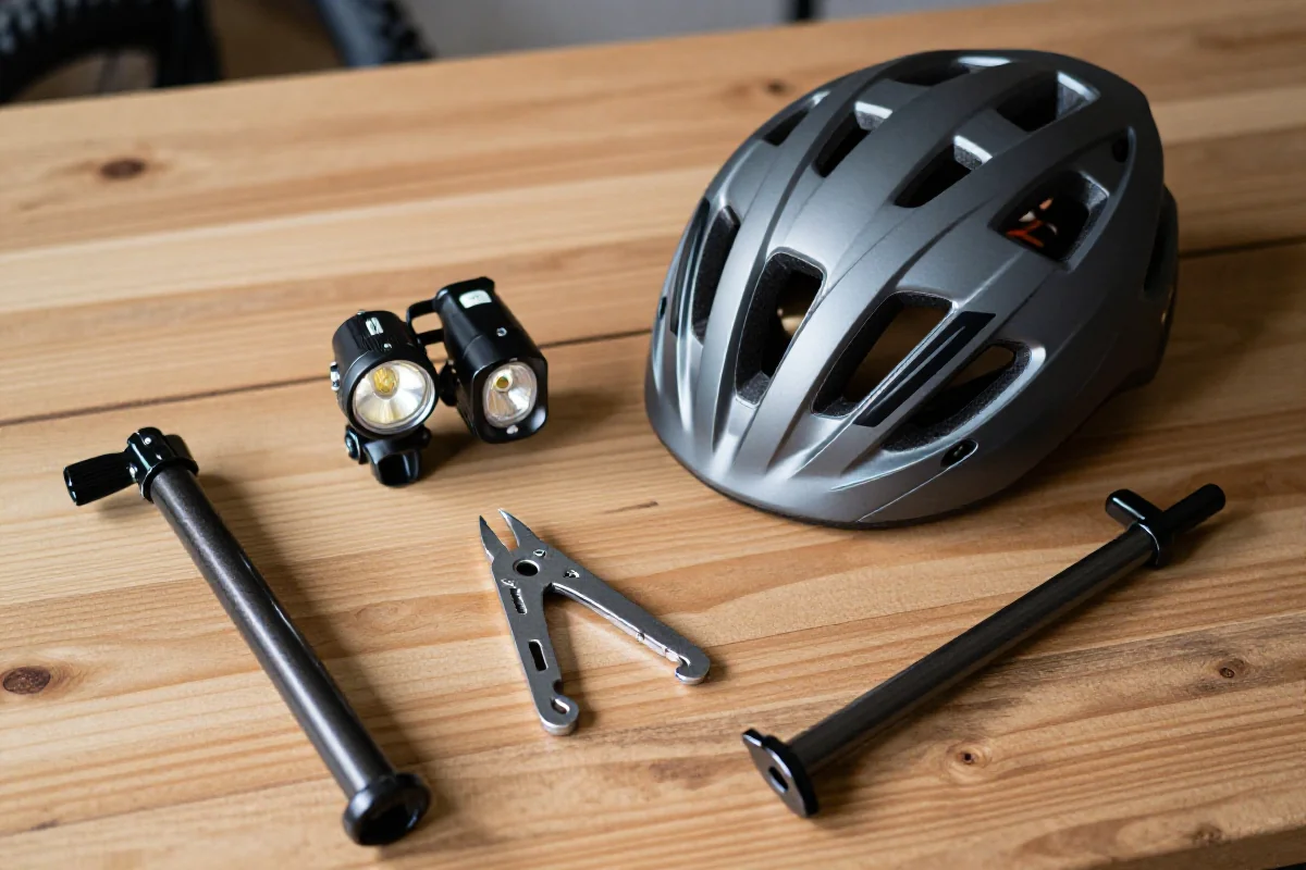 Akcesoria i wyposażenie początkowe przy zakupie roweru