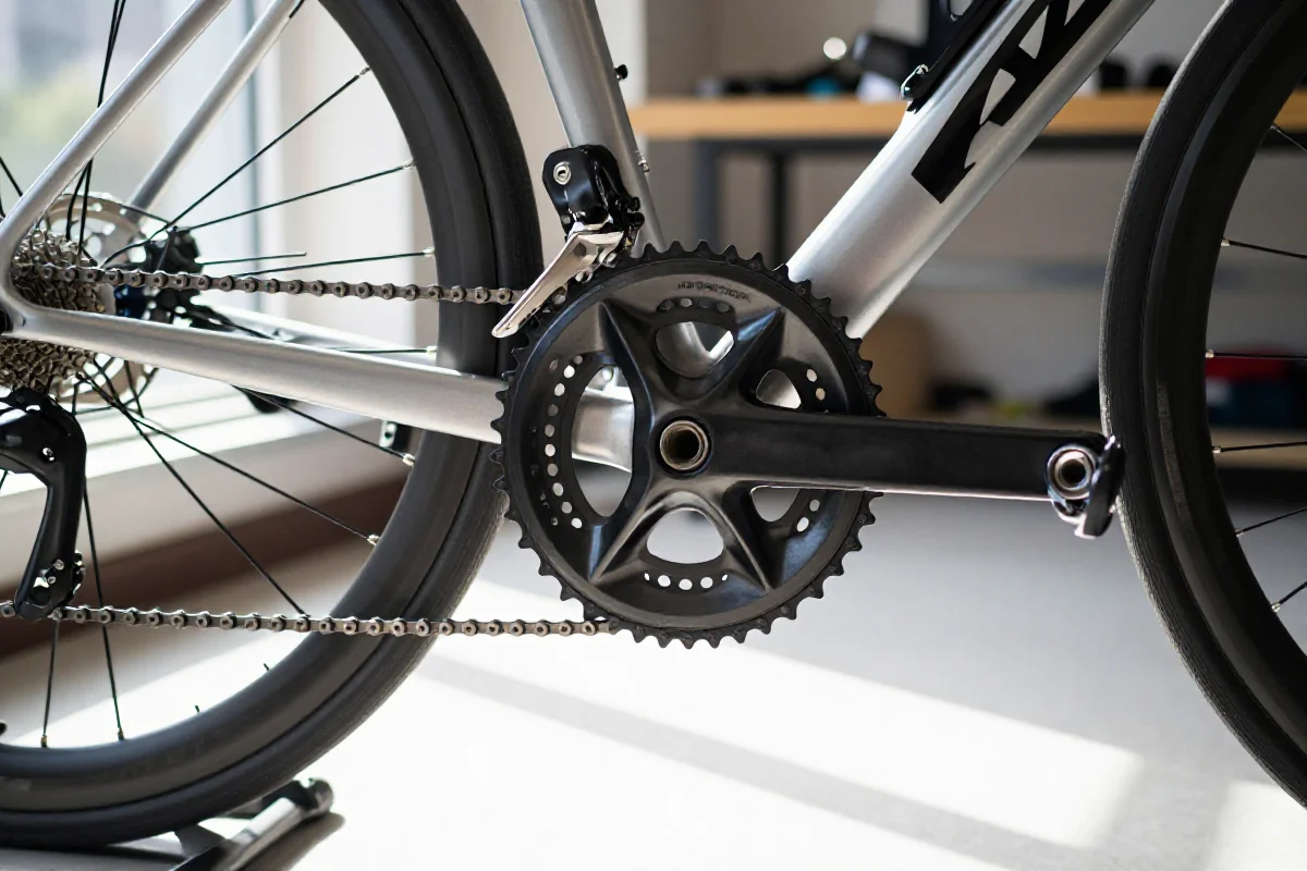 Skrzynka zębatkowa i pedały roweru, kluczowe dla dopasowania w kolarstwie.