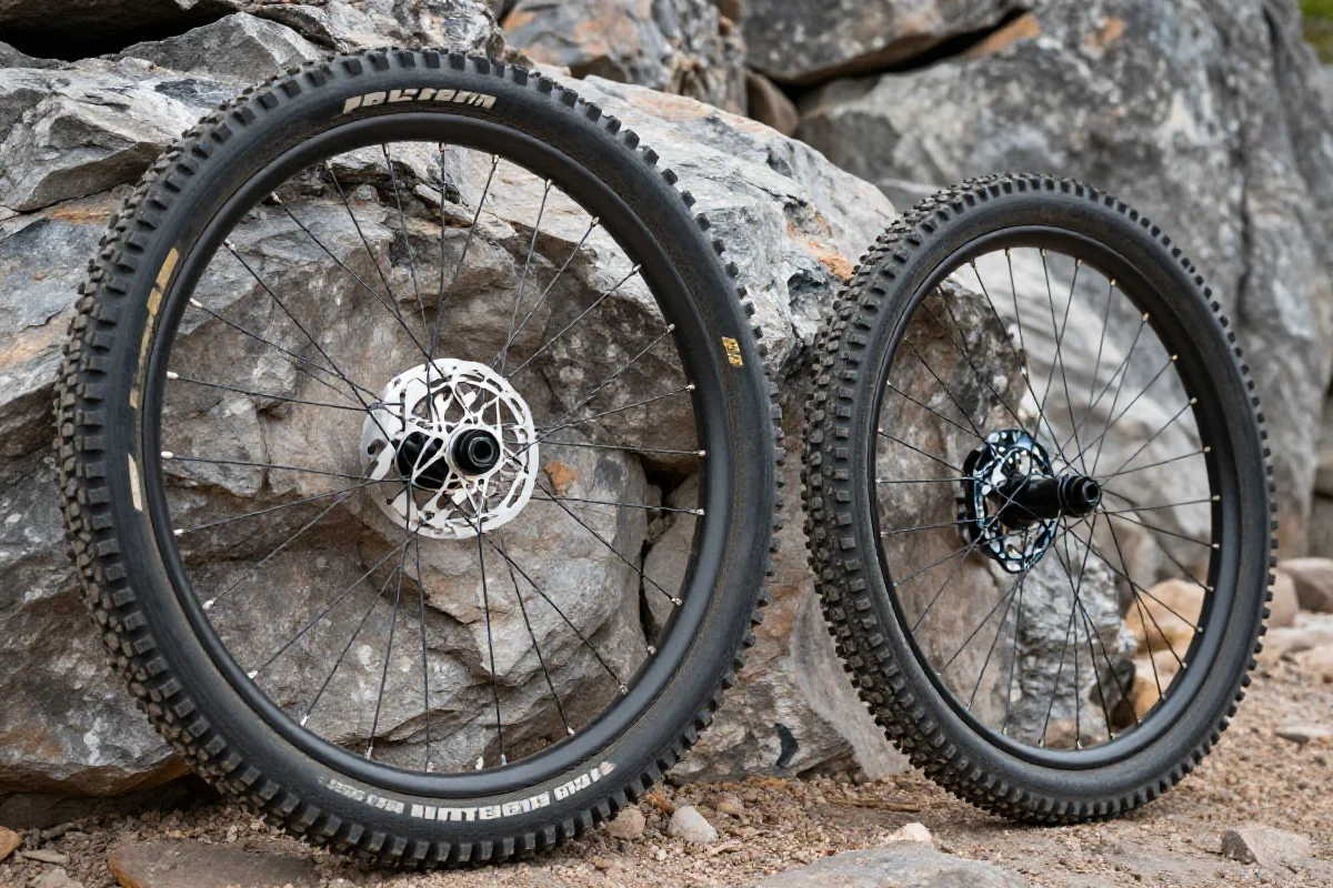 Porównanie kół 29 cali i 27.5 cali w technicznym terenie