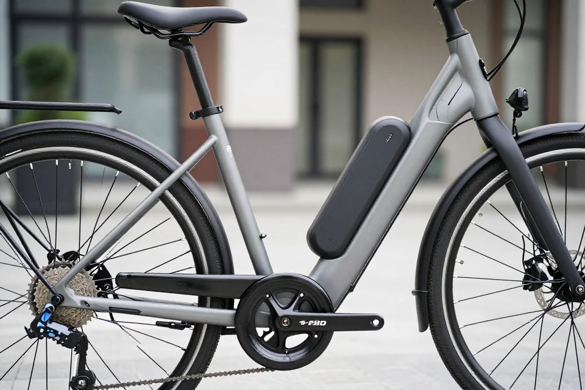 Nowoczesny elektryczny rower S-pedelec z zaawansowanymi komponentami