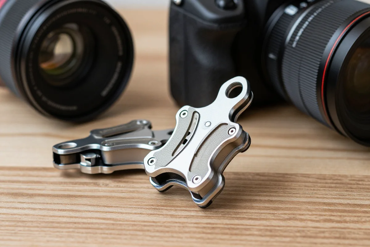 Ciche klocki hamulcowe do roweru górskiego na drewnianej powierzchni