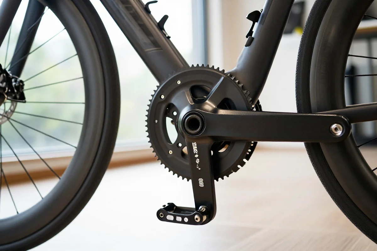 Szczegółowy widok systemu pedałów rowerowych do treningu Single-Leg.