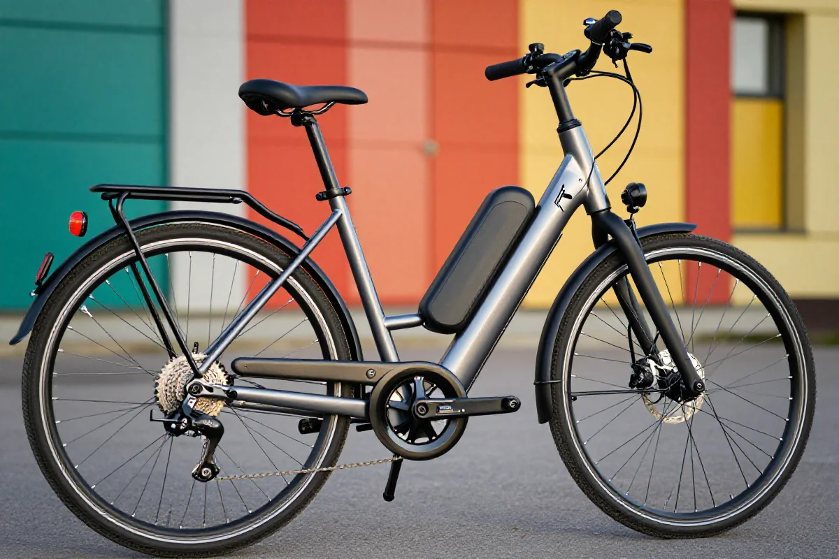 Nowoczesny rower elektryczny w Warszawie, idealny do codziennych dojazdów.