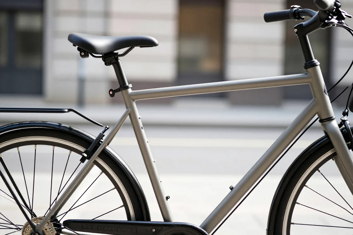 Szykowny rower miejski idealny do dojazdów w stroju formalnym