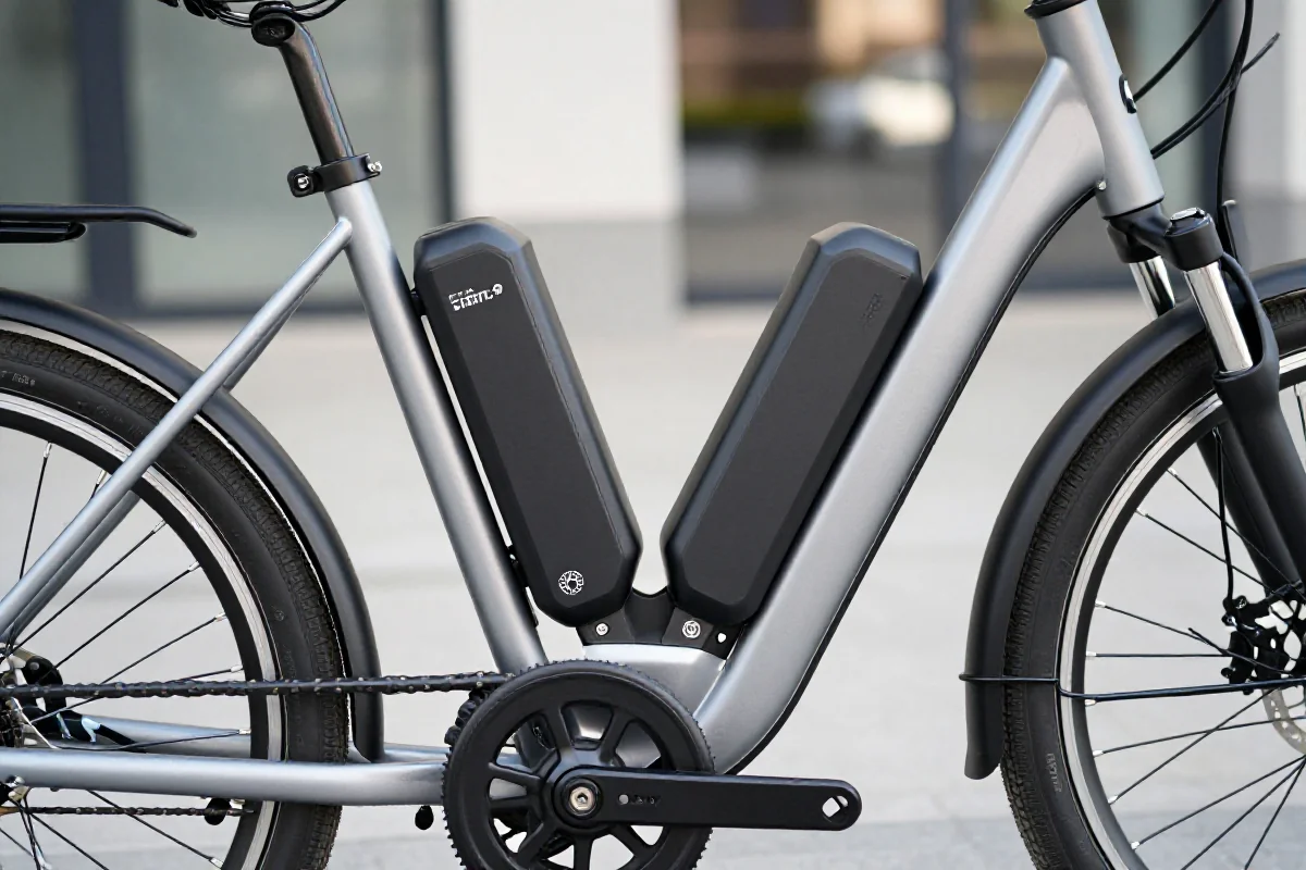 Szczegóły techniczne nowoczesnego roweru elektrycznego e-bike.