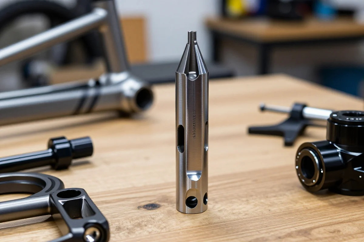 Precyzyjne narzędzie do facingu ramy rowerowej na warsztacie