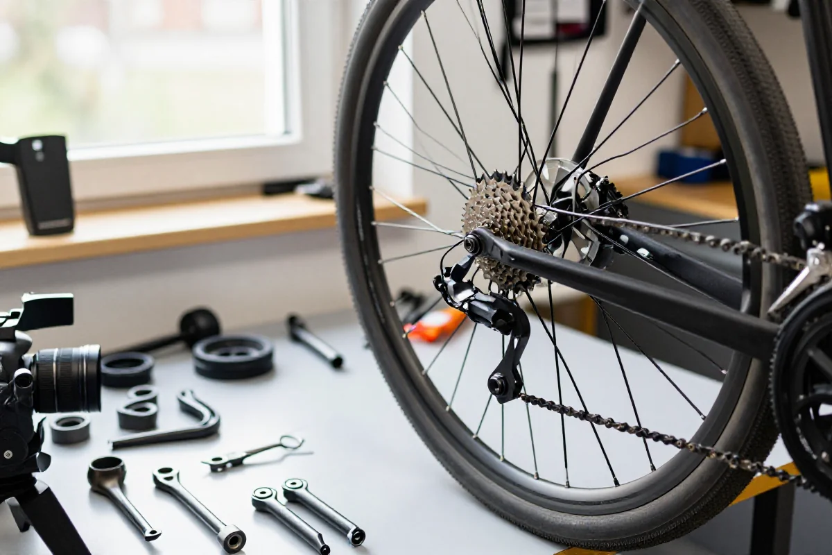 Profesjonalny serwis rowerowy w Krakowie z narzędziami i rowerem miejskim