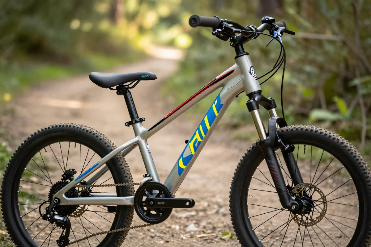 Dziecięcy rower MTB z geometrią dostosowaną do młodych rowerzystów