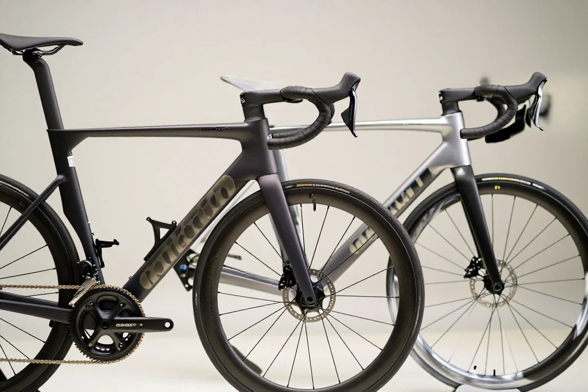 Porównanie geometrii ram rowerów wyścigowych i endurance.