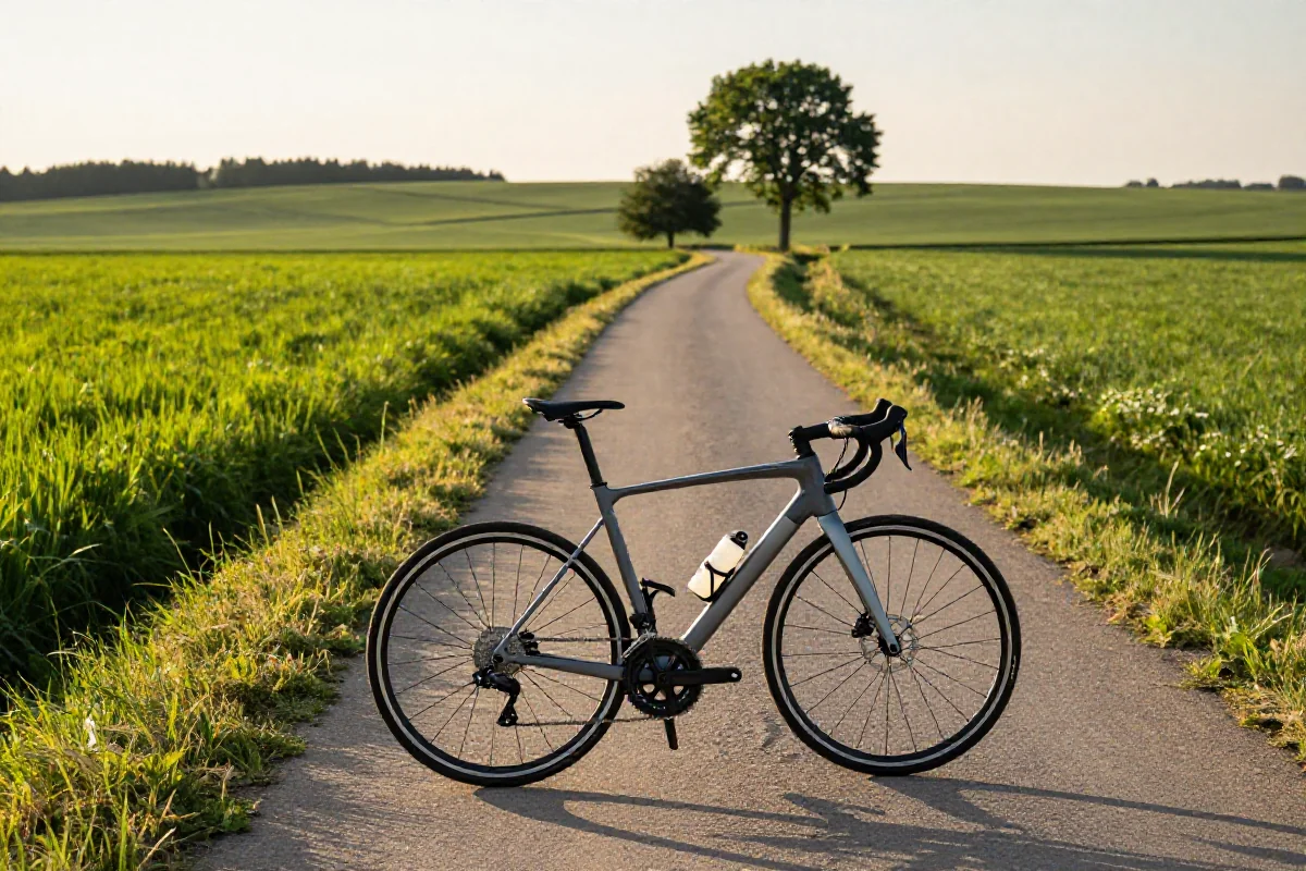 Malownicza trasa rowerowa w regionie Podlasie, idealna dla kolarzy szosowych.