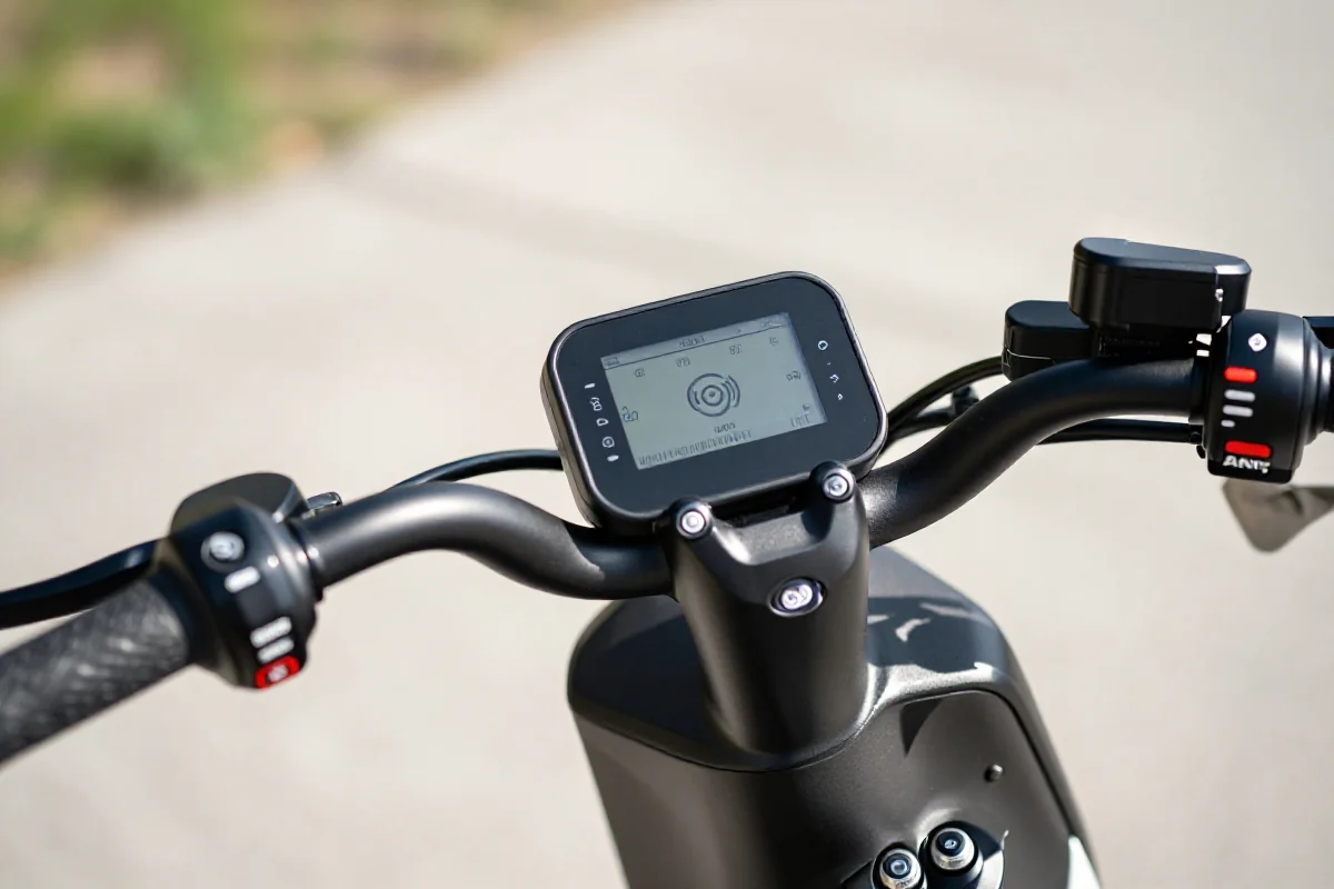 Interfejs wyświetlacza roweru elektrycznego z technologią Bluetooth i ANT+