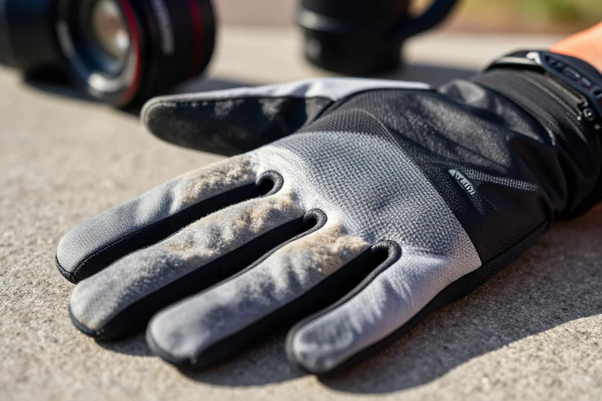 Zimowe rękawiczki MTB z warstwowym systemem ochrony rąk.