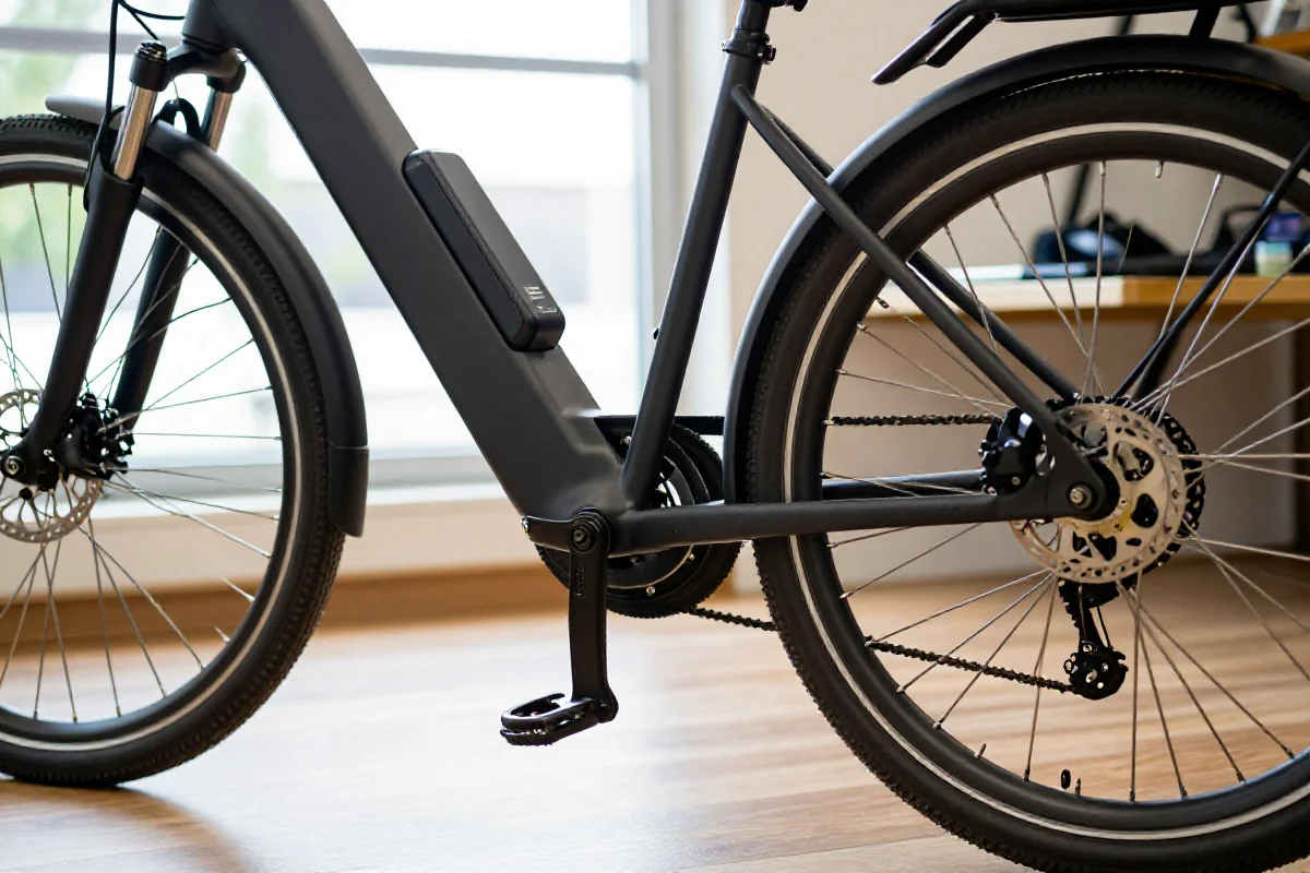 Szczegóły techniczne używanego roweru elektrycznego do oceny przed sprzedażą.