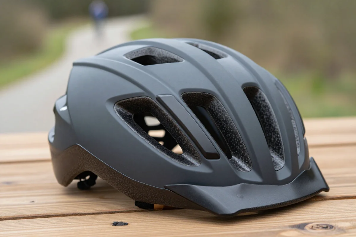 Wysokiej jakości kask do roweru elektrycznego z zaawansowanymi funkcjami ochronnymi.