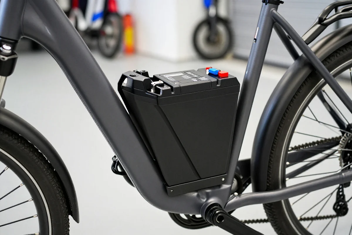Akumulator roweru elektrycznego w szczegółowym ujęciu technicznym.
