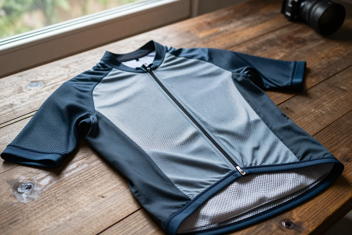 Koszulka rowerowa z oddychających materiałów na upały, idealna na lato.