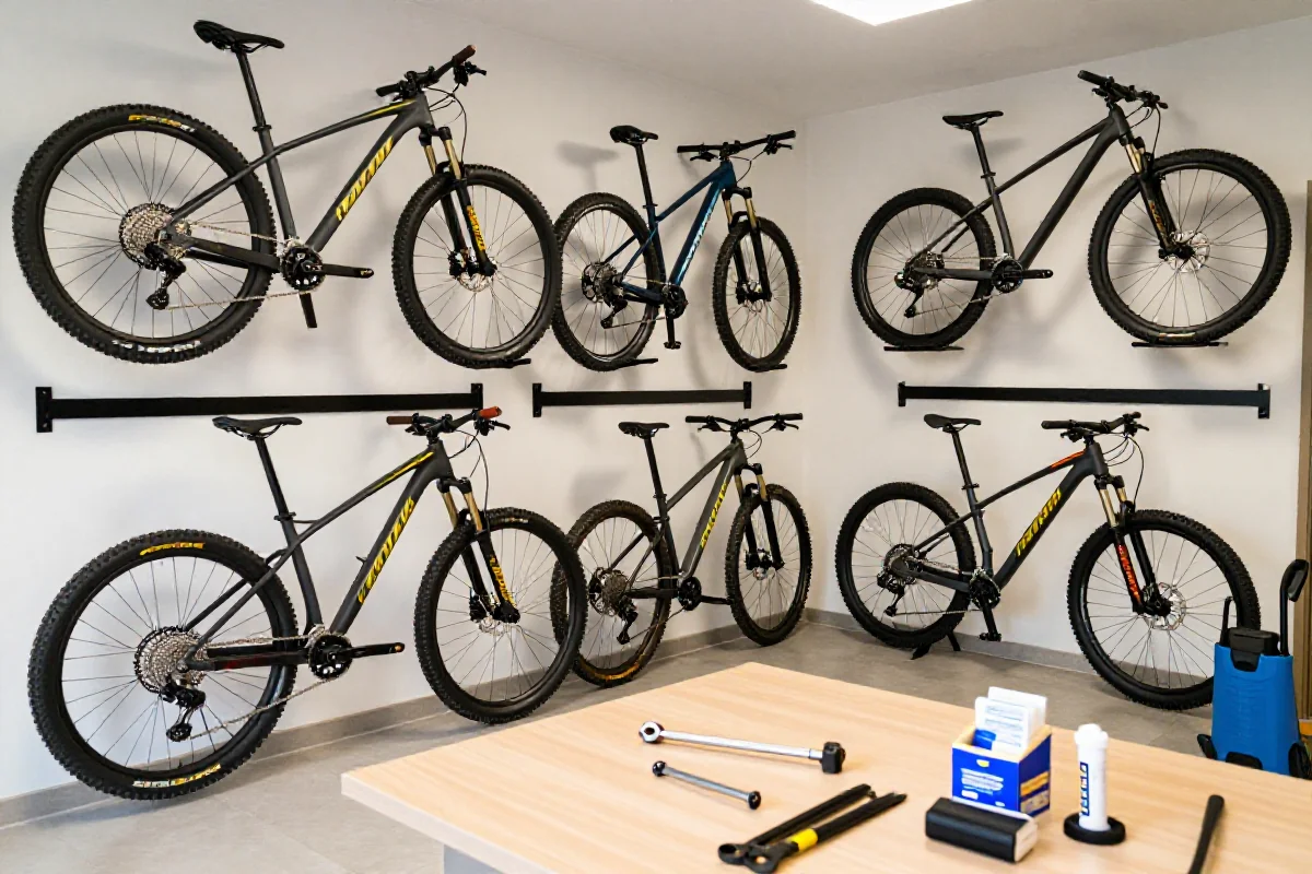 Przechowalnia rowerów w hotelu przyjaznym rowerzystom MTB