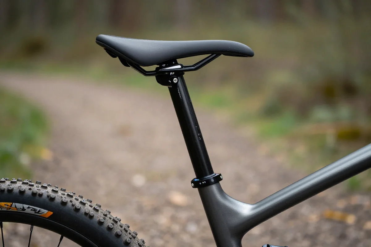 Sztyca podsiodłowa zero offset w nowoczesnym rowerze górskim