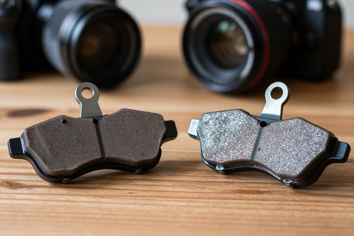 Porównanie klocków hamulcowych organicznych i sinterowanych do rowerów górskich