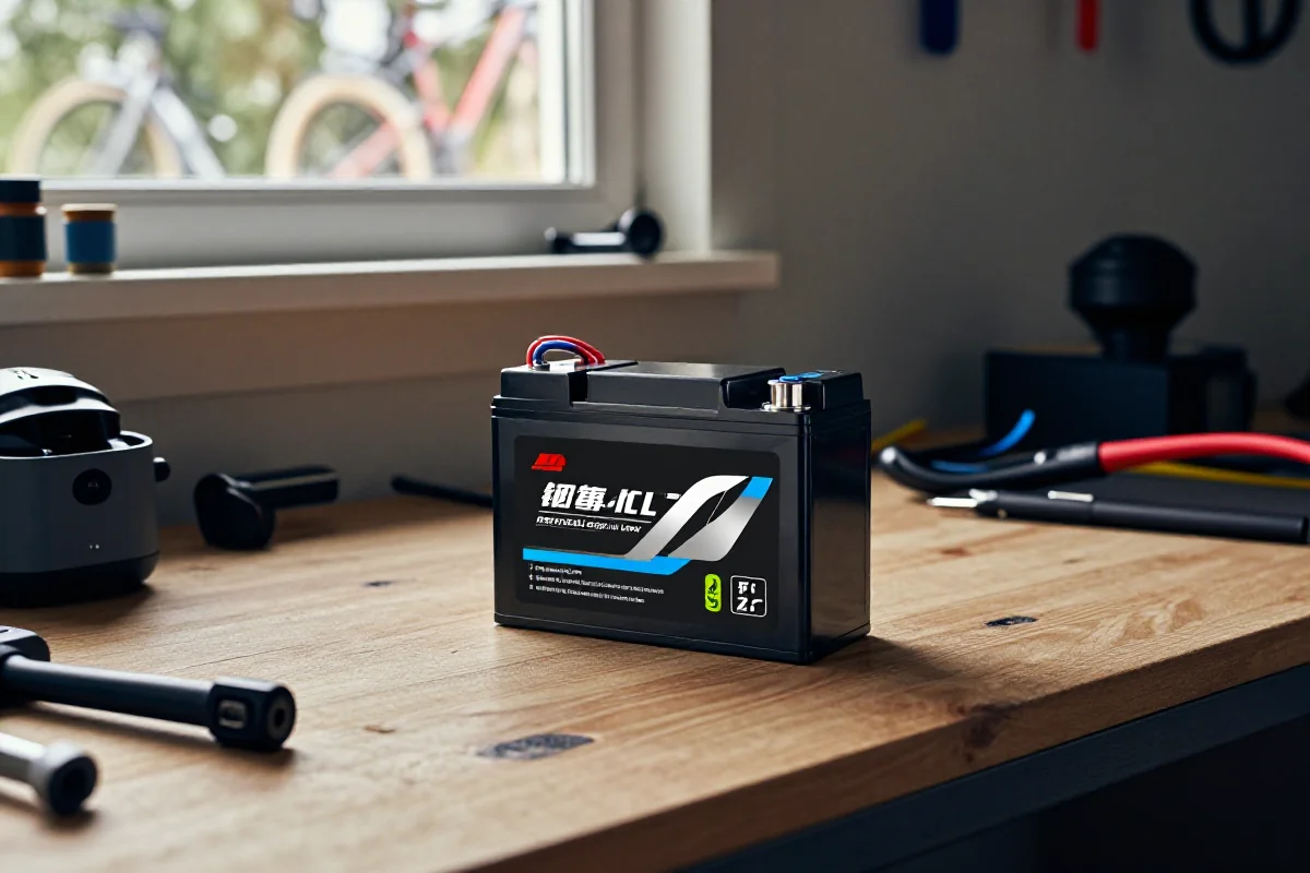 Bateria litowo-jonowa do rowerów elektrycznych na warsztacie