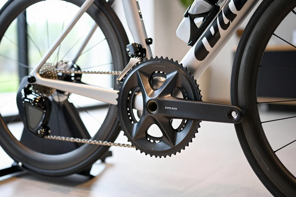 Miernik mocy na korbie rowerowej, test FTP, kolarstwo szosowe.