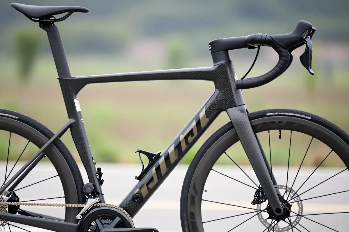 Rama roweru endurance z zaawansowaną geometrią, idealna na długie dystanse.