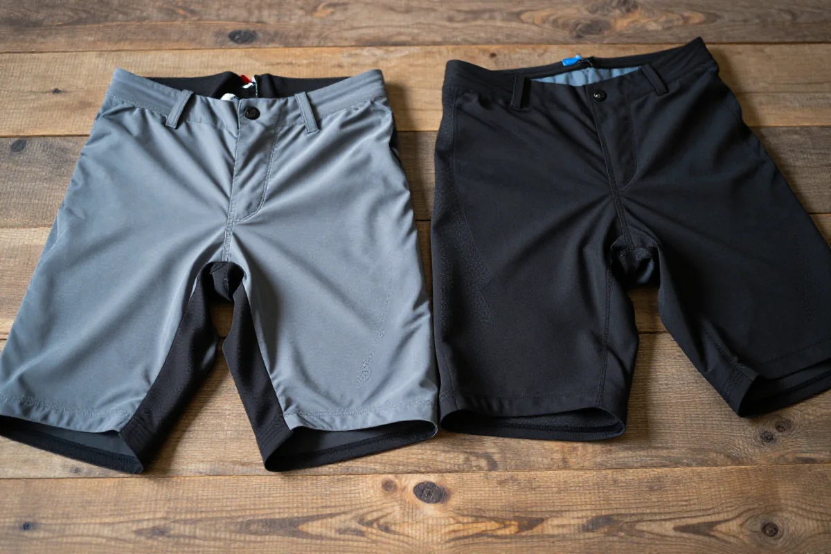 Porównanie spodenek XC i Enduro dla rowerzystów MTB