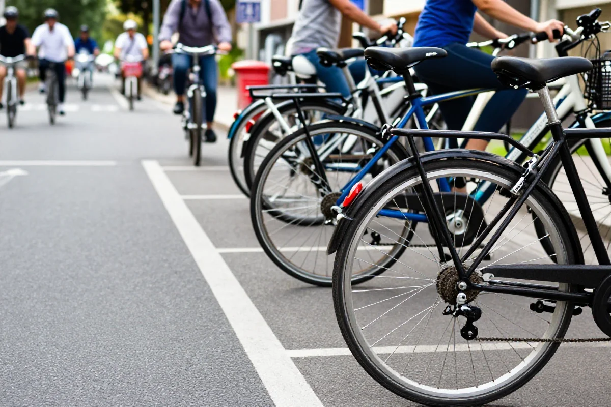 Rowerzyści w mieście, społeczność rowerowa, infrastruktura rowerowa