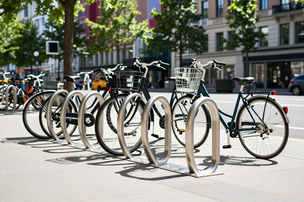 Stojaki i wiaty rowerowe – publiczna infrastruktura parkingowa