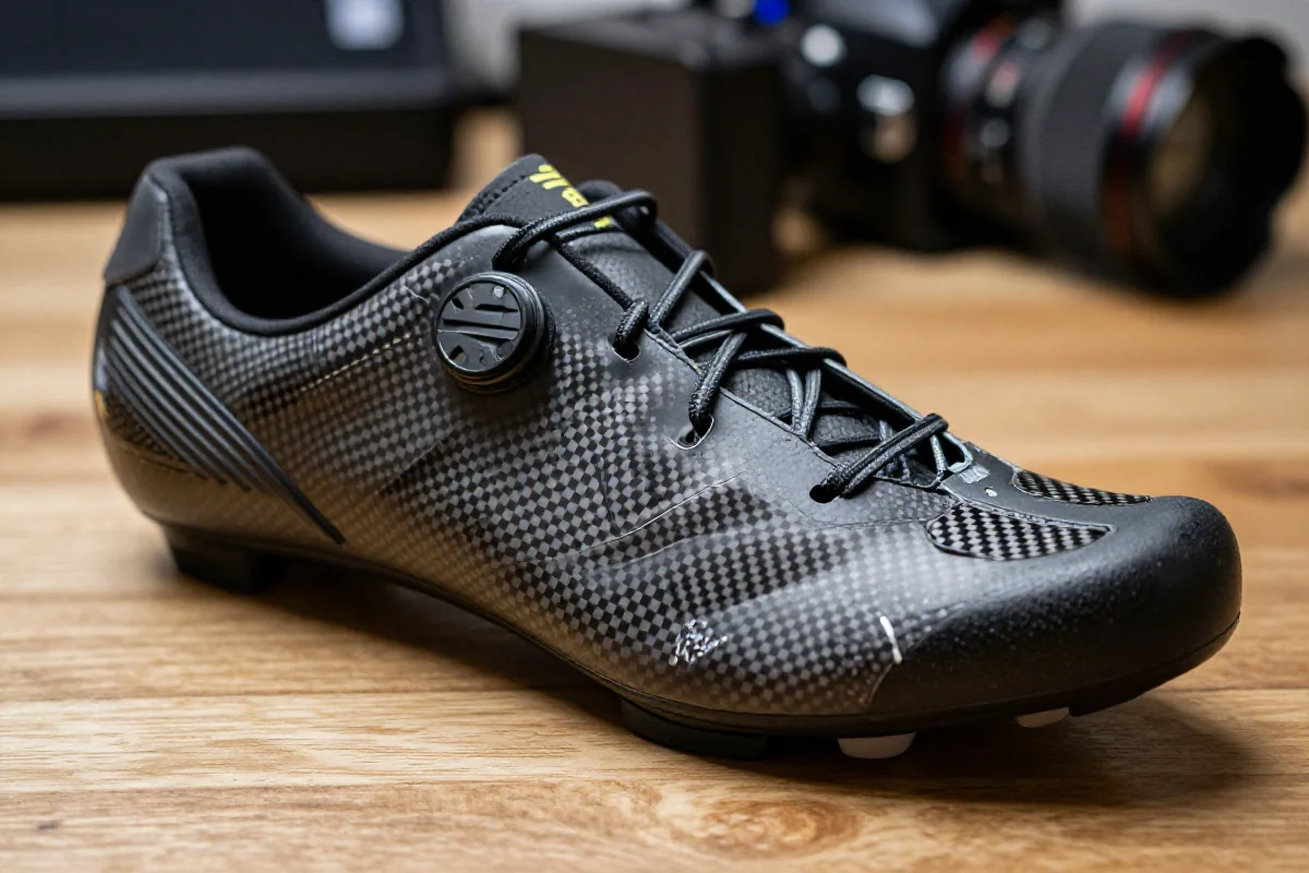 Sztywność podeszwy butów kolarskich, techniczne detale i materiały.