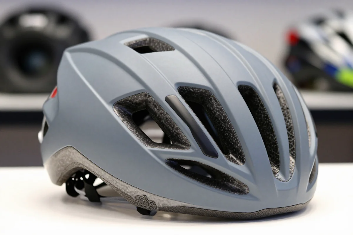 Nowoczesny kask rowerowy z technologią MIPS, podkreślający bezpieczeństwo i innowacje.