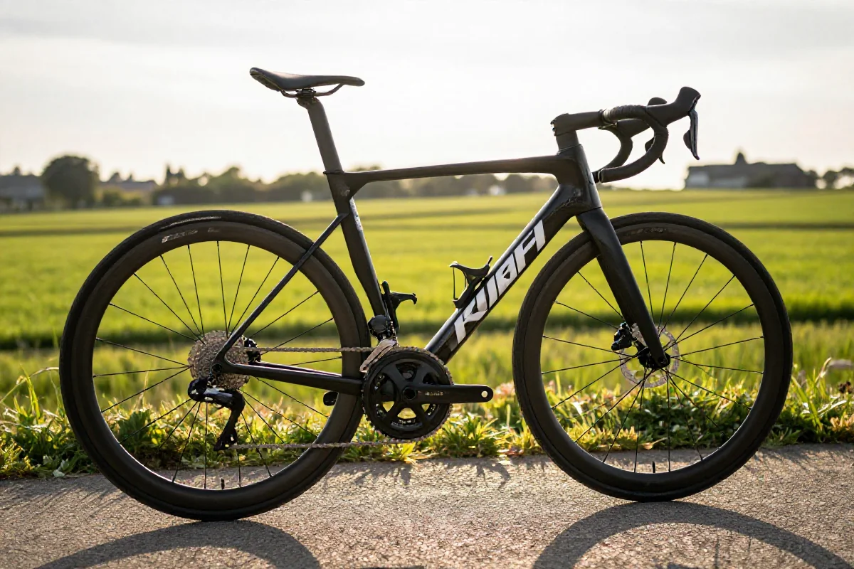 Rower szosowy z wysokiej wydajności, idealny do treningu progowego.