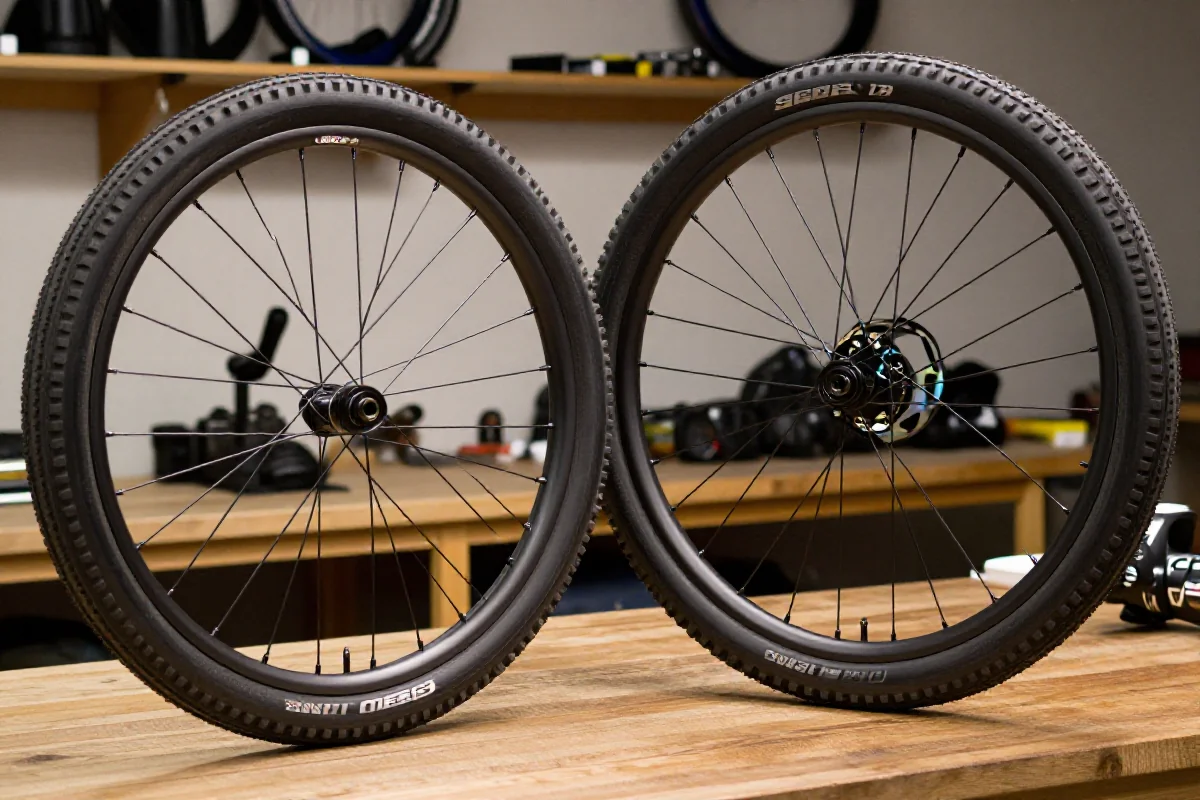 Porównanie kół 27.5 i 29 cali dla rowerów górskich w warsztacie