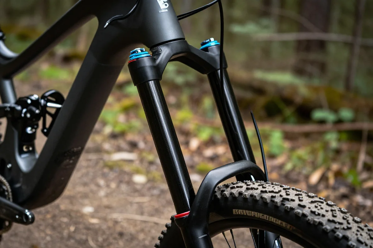 Widelce MTB - szczegóły techniczne przedniego amortyzatora roweru górskiego