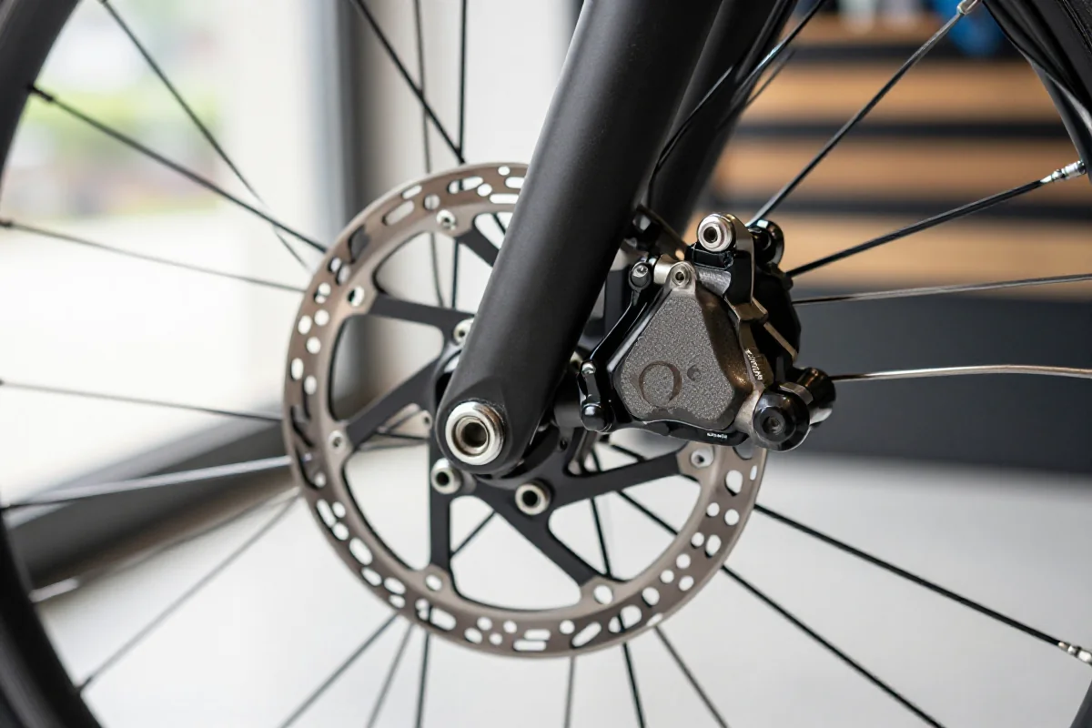 Wymiana klocków hamulcowych tarczowych w rowerze szosowym