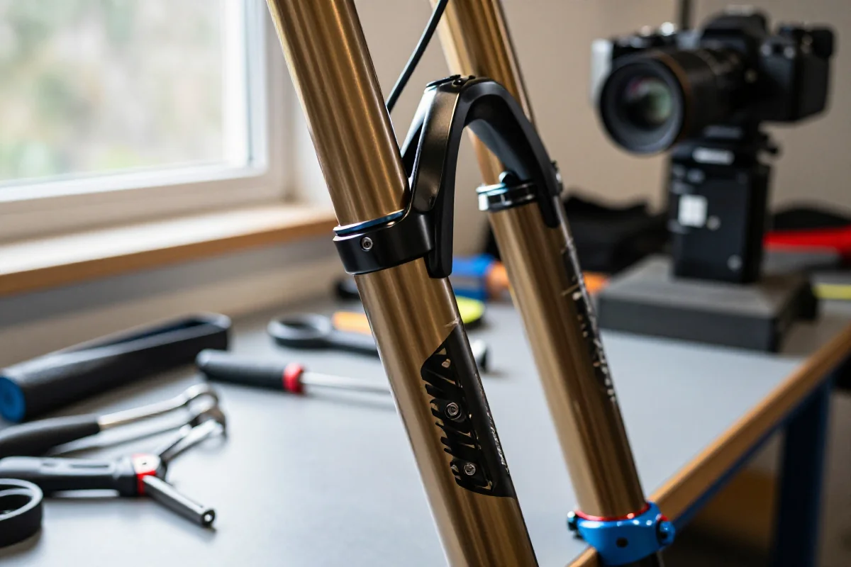 Serwis widelca rowerowego MTB z wymianą uszczelek w warsztacie