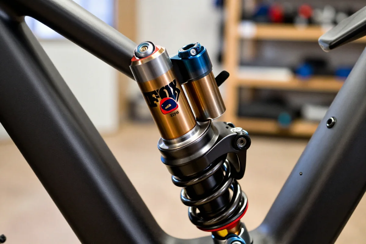 Amortyzator MTB Fox Float DPS w warsztacie, szczegóły techniczne i uszczelniacze