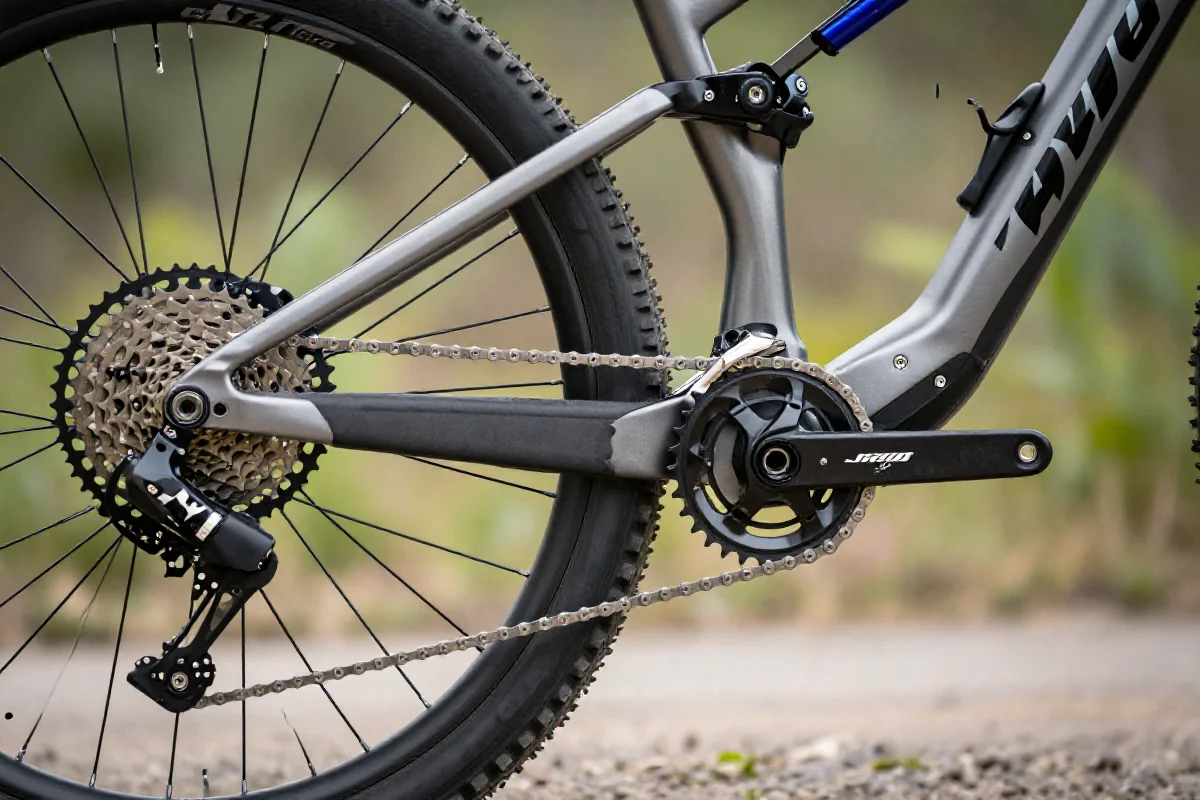 Różnice między napędami 1x a 2x w rowerach górskich XC.