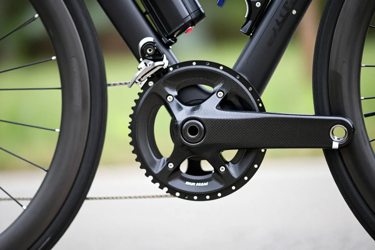 Szczegóły systemu pedałowego w rowerze szosowym, technika pedałowania.